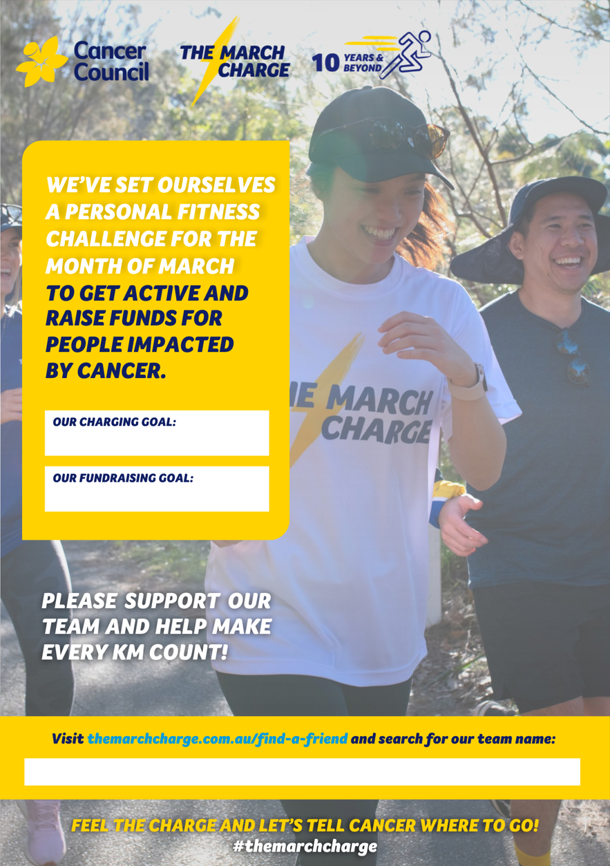 Support Our Team - Poster. Editable